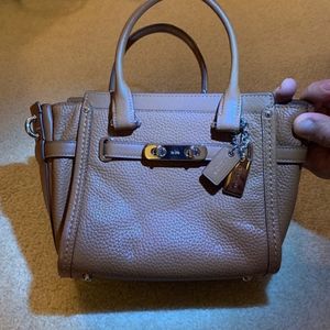 New Brown Mini Coach Handbag